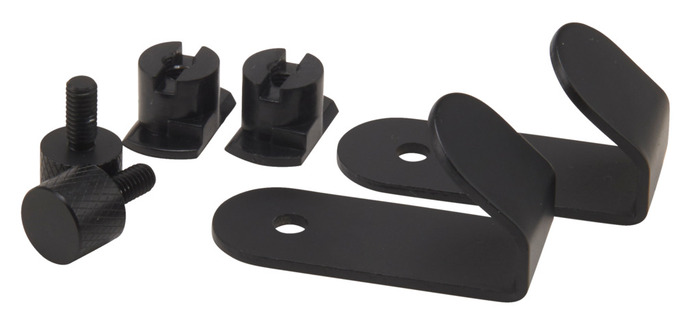 Krog t/akustikpanel 5 x 2,5 cm sort 2-pk. - Køb i butik